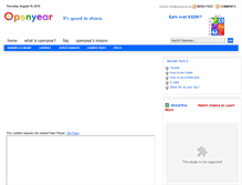 Tablet Screenshot of openyear.org